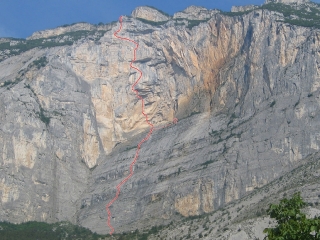 Routenverlauf der Via Vertigine