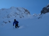 Abfahrt 1 - Steile Rinne vom Gipfel der Hafelekarspitze