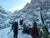 Latschen sorgen fuer Schnee im Genick