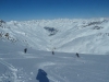 Abfahrt am oberen Gletscher