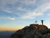 Bei Sonnenuntergang am Civetta-Gipfel