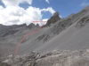 Vom Karboden wider ca 150 Hm hinauf zum Einstieg in die Spindlerschlucht