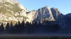 Letzte Reste der Yosemite Falls am Morgen