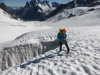 Claudia rettet ihren Rucksack