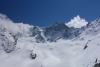 Blick über den Glacier de Tseudet Richtung Mont Velan