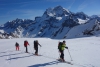Aufstieg über den Glacier de Valsorey