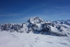 Blick vom Gipfel zum Grand Combin