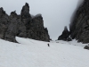 Noch genug Schnee für einen schnellen Abstieg