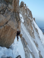 Chris am Forbes Grat