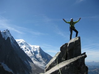 Auf der Aguille de l'M