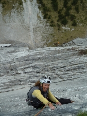 Gerhard in der letzten Länge