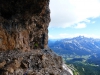 In der markanten Grotte kurz vor dem Ausstieg