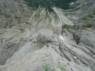 Traumhafte Seillängen direkt an der Kante