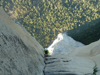 Seillänge 27 - es wird richtig luftig