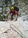 Tom in der Snake Dike am Half Dome