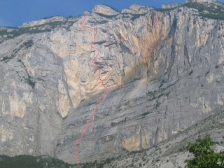 Routenverlauf der Via Vertigine